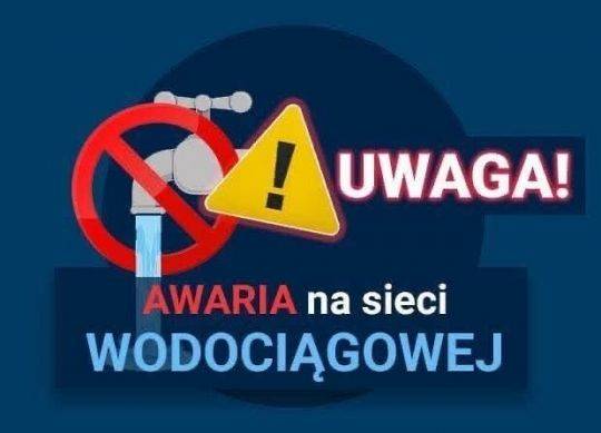 Grafika Przerwy w dostawie wody - Nowe Czaple, Czapielski Młyn
